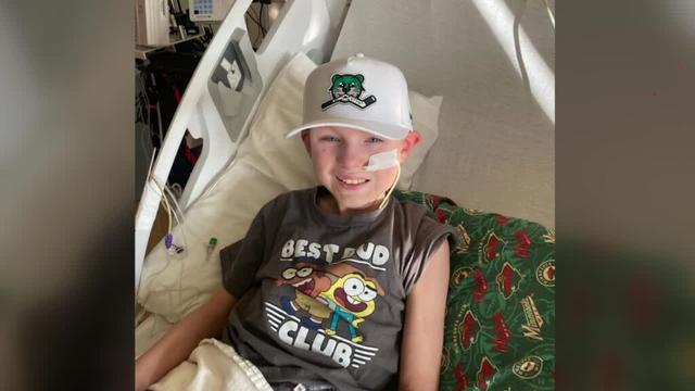 Minnesota Wild honors 10-year-old boy who died of leukemia