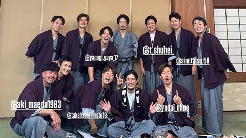 三谷温泉 平野屋「中日ドラゴンズ選手会の皆様がお越しになり、納会を開催して頂きました」 | ドラ要素＠のもとけ