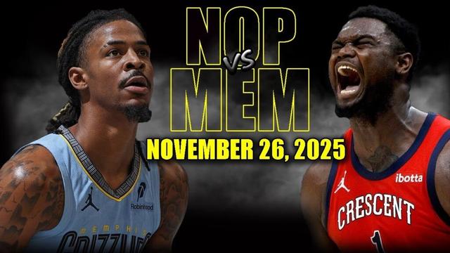 Memphis Grizzlies vs New Orleans Pelicans Full Game Highlights - November 26, 2025 | NBA Season