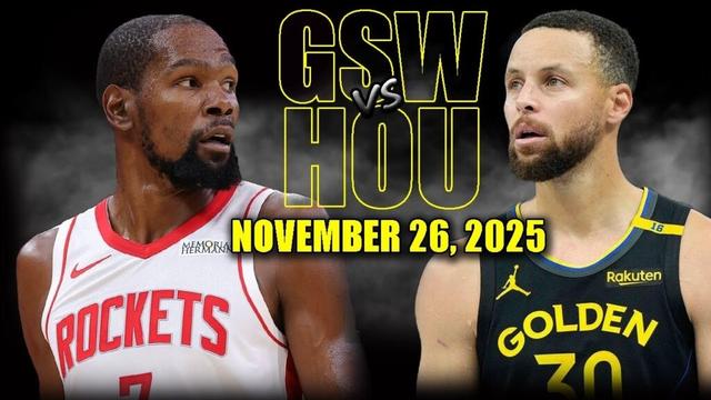 Golden State Warriors vs Houston Rockets Full Game Highlights - November 26, 2025 | NBA Season