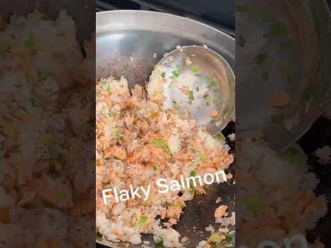 Super Easy Japanese Salmon Fried Rice 🍚🔥