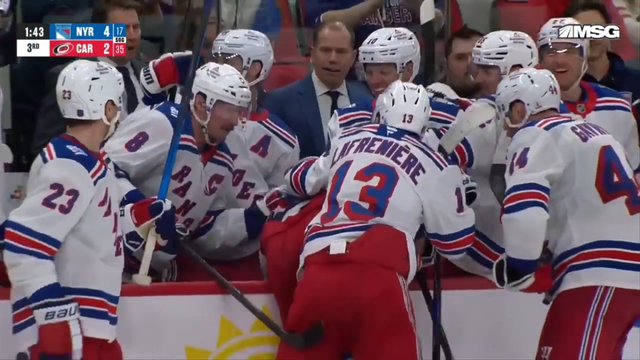 Hit the empty net, get roughed up by the bench