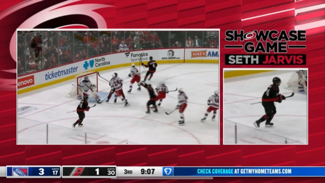 [NYR 3 - (2) CAR] Seth Jarvis scores on Seth Jarvis Showcase Night