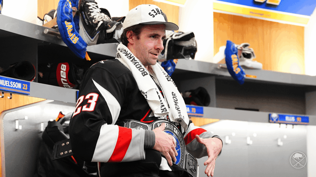 [Buffalo Sabres] ‘He can do it all’ | Mattias Samuelsson is breaking out and having a blast. The Sabres' alternate captain is scoring, defending and thriving on and off the ice this season.