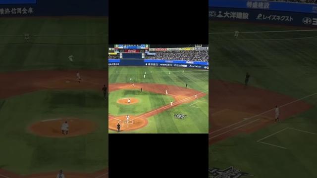 満塁でポテンヒットタイムリーを放つ長野久義 （横浜DeNAベイスターズ対 読売ジャイアンツ2024年9月26日） #ポテンヒット