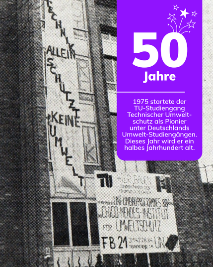 Historisches Bild einer Institutsbesetzung aus dem Jahr 1989.