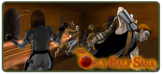 Our four protags engage the enemy in various ways.