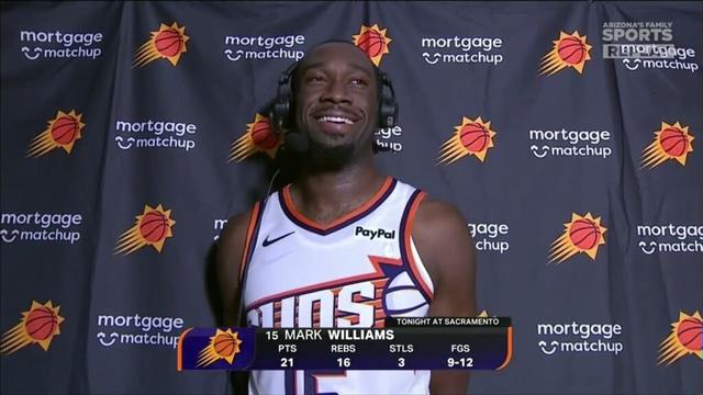 Mark Williams Postgame Interview with Tom Chambers and Tom Leander | Phoenix Suns