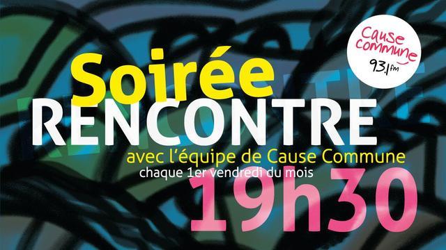 Affiche de la rencontre, avec les mêmes informations que le pouet et 93.1 FM en plus.
