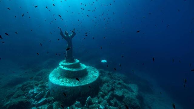 Cristo degli Abissi, Camogli, Liguria, Italia