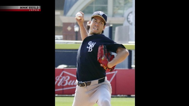 Maeda Kenta returns to Japan pro baseball after pitching in MLB