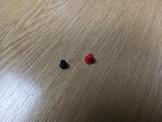 transport bungs removed from new battery