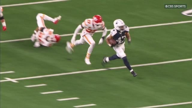 Malik Davis breaks free for the touchdown