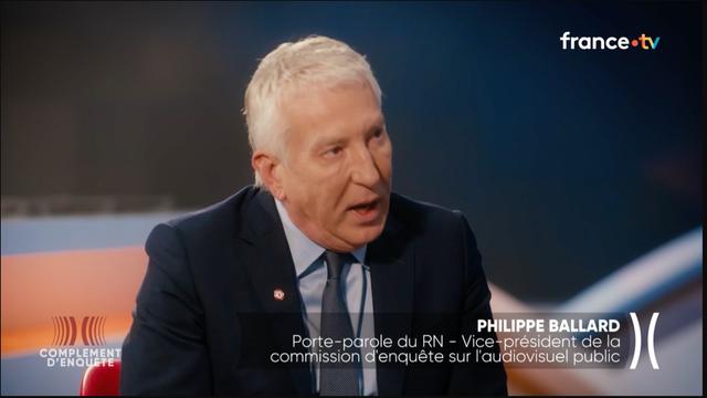 image de l'ITW chez complement d'enquete... on voit le fasciste Philippe Ballard...