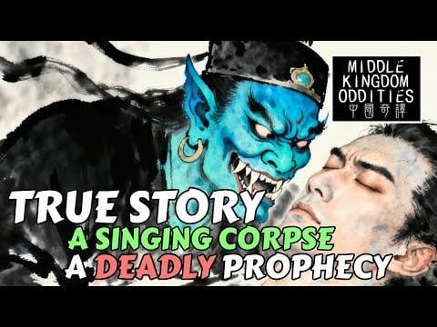 A historical account from 1600s China details that the dead body of a fisherman sang of an impending disaster, which later actually occurred