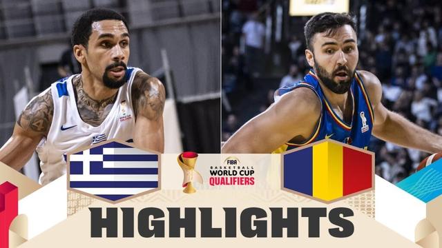 Greece 🇬🇷 v Romania 🇷🇴 | Highlights | FIBA Basketball World Cup 2027 European Qualifiers