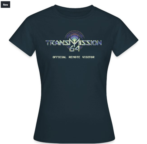 picture of transmission64 tshirt with the label "official remote visitor"