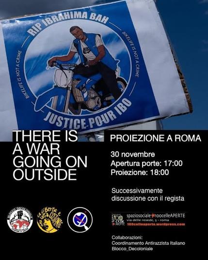 There is a war going on outside