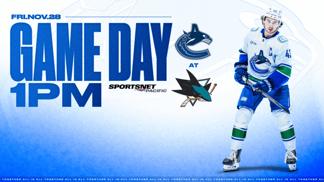 Game Notes: Canucks at Sharks