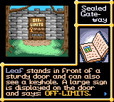 A screenshot from "The Sword of Stone" by cireza - made with devkitSMS