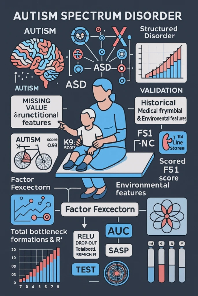 summary diagram from a paper on autism diagnosis