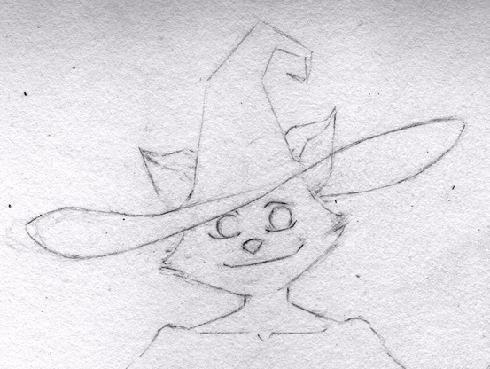 furry / anthro cat with wizard hat
