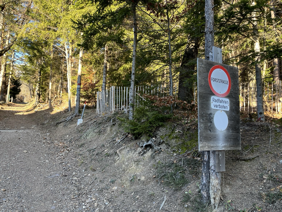 Foststrasse Radfahren verboten