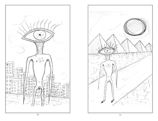 page spread from my art book Notebook Sketches 2011-2025