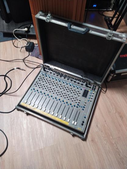A SECK mixing desk.