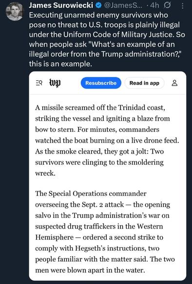 Photo by George Conway on November 28, 2025. May be a Twitter screenshot of text.