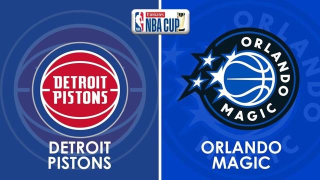 Detroit Pistons vs Orlando Magic NBA Cup Live Scoreboard