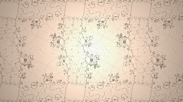 The same grid, much more distorted now.