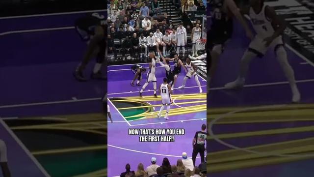 momentum for the half 😤 #nba #laurimarkkanen #keyontegeorge #utahjazz