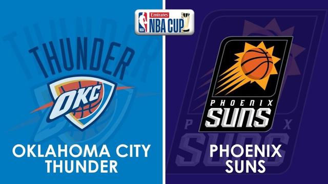 Oklahoma City Thunder vs Phoenix Suns NBA Cup Live Scoreboard