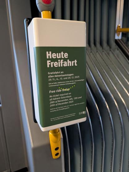 Freifahrt Pickerl über Entwerter