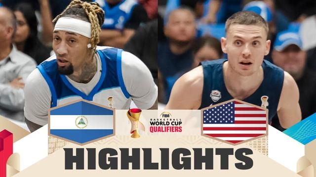 Nicaragua 🇳🇮 v United States 🇺🇸 | Highlights | FIBA Basketball World Cup 2027 Americas Qualifiers