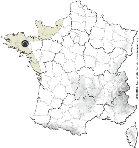 carte de france avec zones présentant des risques climatiques