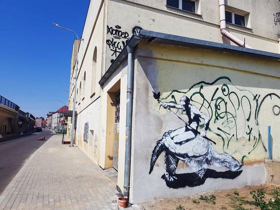 Artwork by Tom Duszynski in Gorzów Wielkopolski, Poland