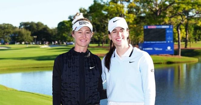 Caitlin Clark shows support for Nelly Korda after engagement - Golf - Sports