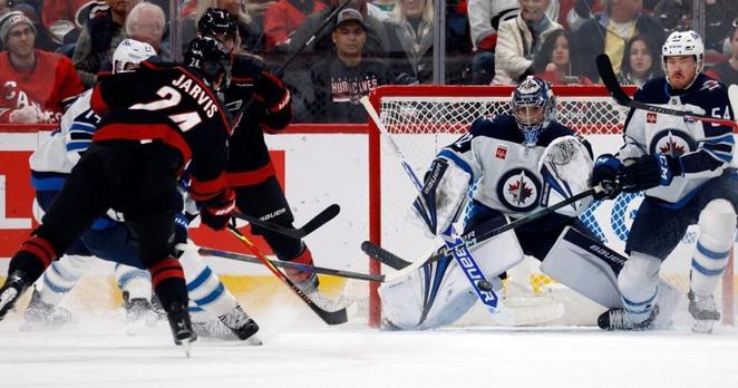 Jarvis scores a hat trick as Hurricanes pull away in third period to beat Jets 5-1 | National Sports