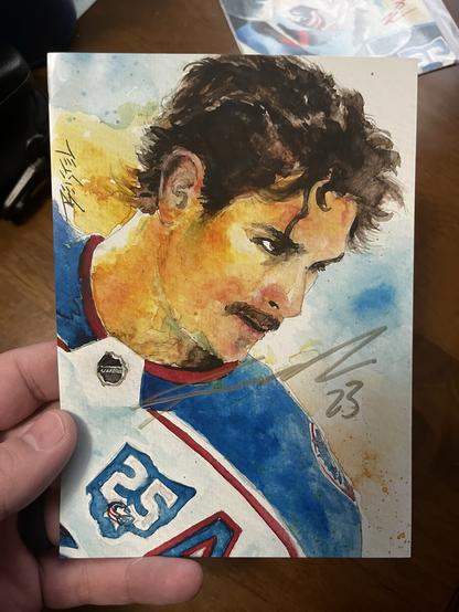 Sean Monahan watercolor portrait