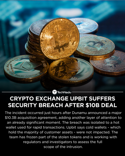 Crypto Exchange Upbit Suffers Security Breach After $10B Deal