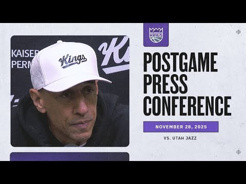 Coach Christie | Postgame Pressers presented by ampm 11.28.25