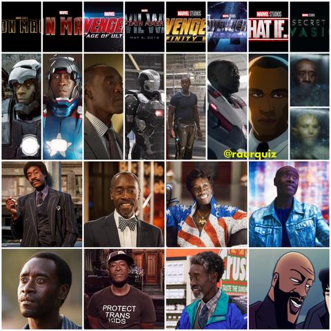 happy birthday don cheadle actor James Rhodes war machine ironman 2 captain america civil war avengers age of ultron infinity war avengers endgame what if secret invasion Unstoppable
