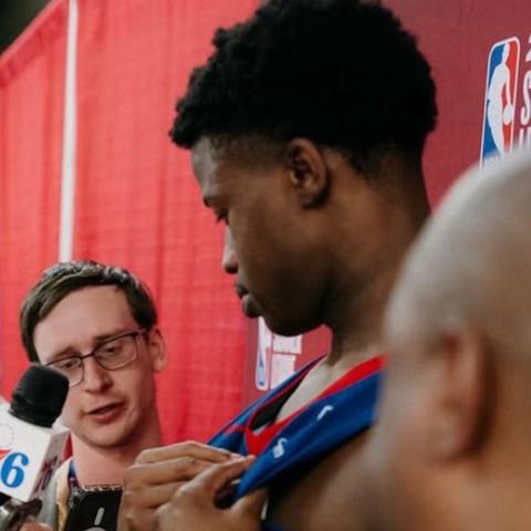[Aaronson] Drummond’s MRI revealed he has no structural damage, and he says he’s feeling better today.