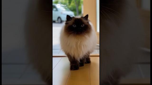 マメちゃんミケちゃんが、ヒマラヤンを連れて帰って来た！