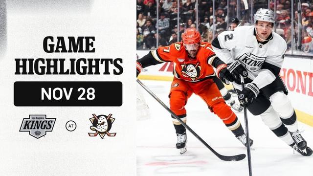 HIGHLIGHTS: LA Kings at Anaheim Ducks | 11.28.25