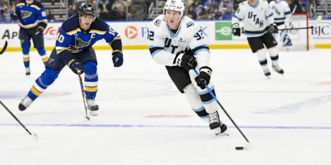 Logan Cooley Leaves Loss Against Blues 