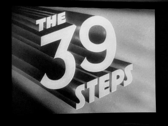 THE 39 STEPS
in block letters