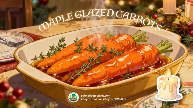 Maple glazed carrots